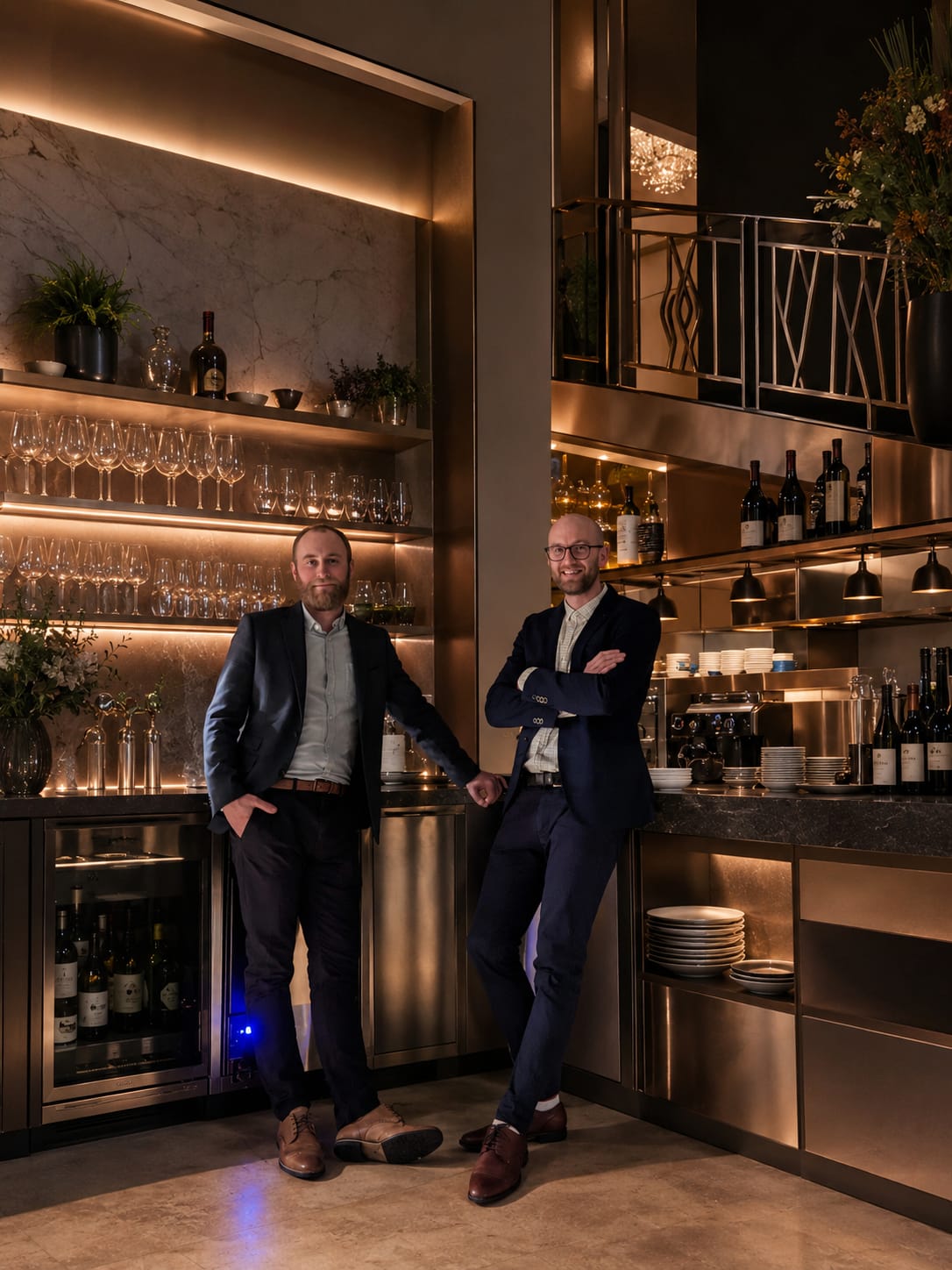 Drew and Oliver, co-founders of HospoPilot